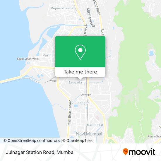 Juinagar Station Road map