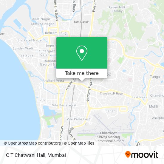 C T Chatwani Hall map