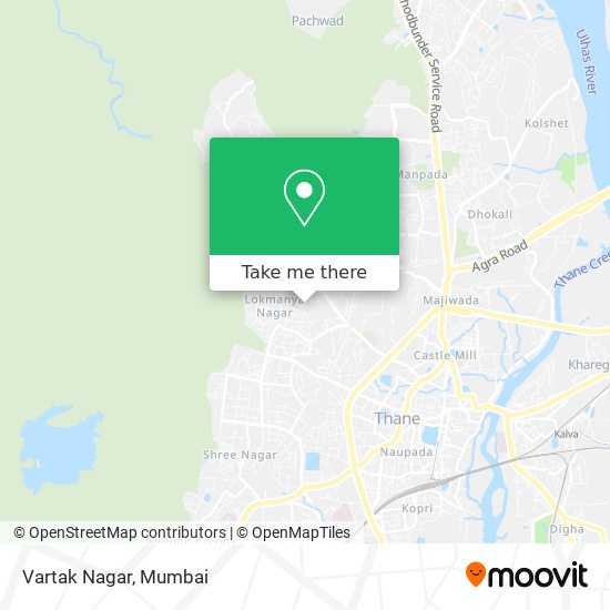 Vartak Nagar map