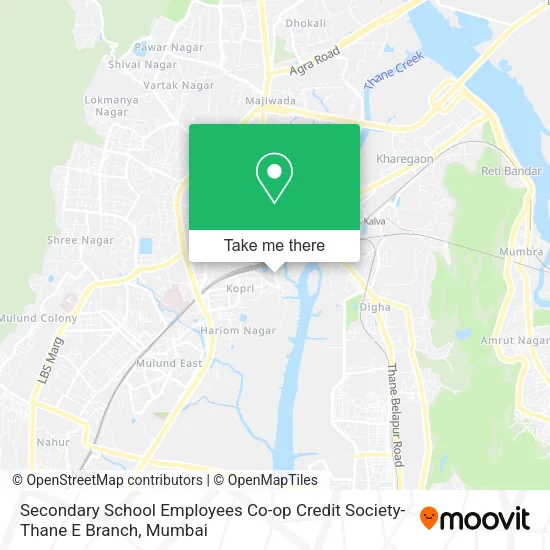 Secondary School Employees Co-op Credit Society-Thane E Branch map