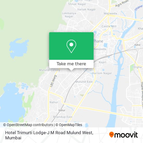 Hotel Trimurti Lodge-J M Road Mulund West map
