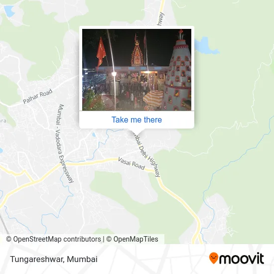 Tungareshwar map