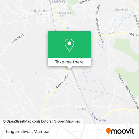 Tungareshwar map