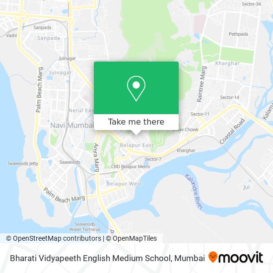 Bharati Vidyapeeth English Medium School map