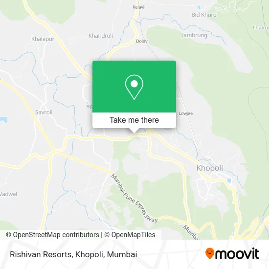 Rishivan Resorts, Khopoli map