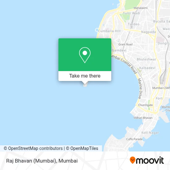 Raj Bhavan (Mumbai) map
