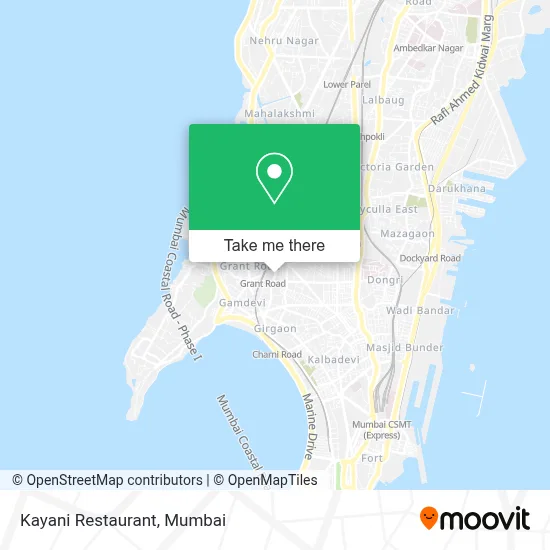 Kayani Restaurant map