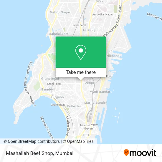 Mashallah Beef Shop map