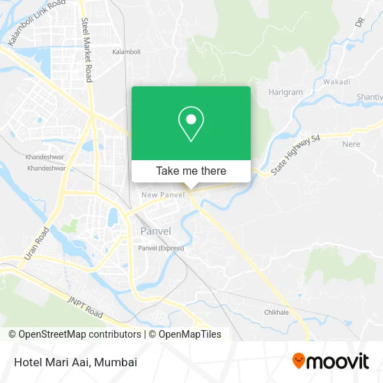 Hotel Mari Aai map