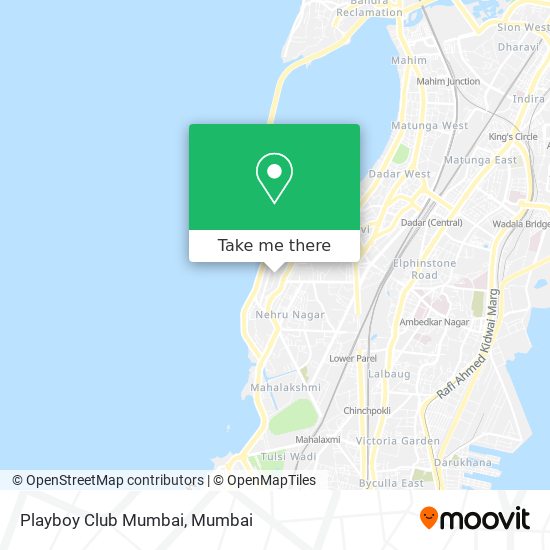 Playboy Club Mumbai map
