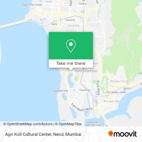 Agri Koli Cultural Center, Nerul map