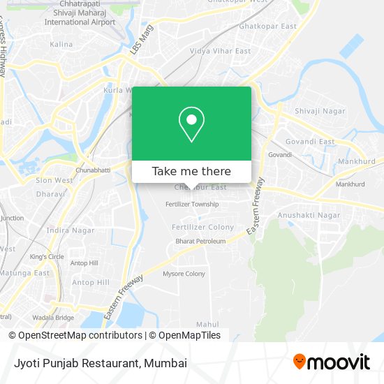 Jyoti Punjab Restaurant map
