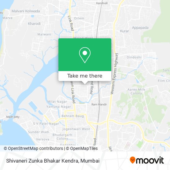 Shivaneri Zunka Bhakar Kendra map