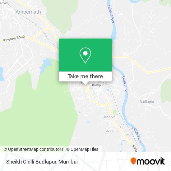 Sheikh Chilli Badlapur map