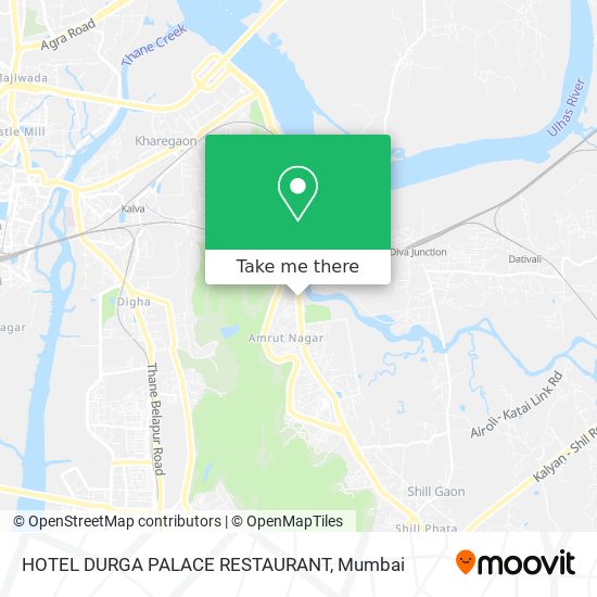 HOTEL DURGA PALACE RESTAURANT map