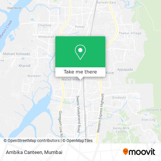 Ambika Canteen map