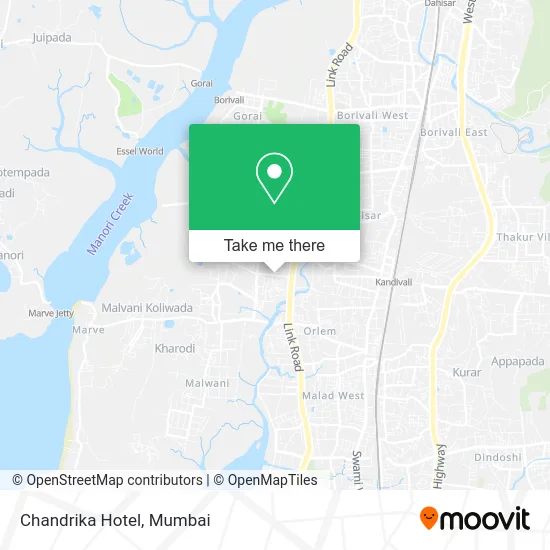 Chandrika Hotel map