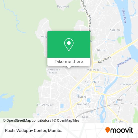 Ruchi Vadapav Center map