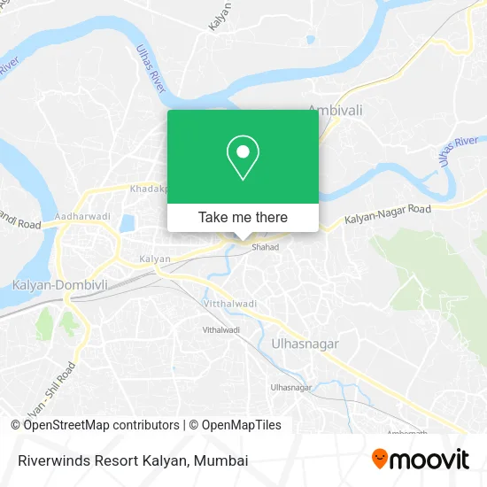Riverwinds Resort Kalyan map