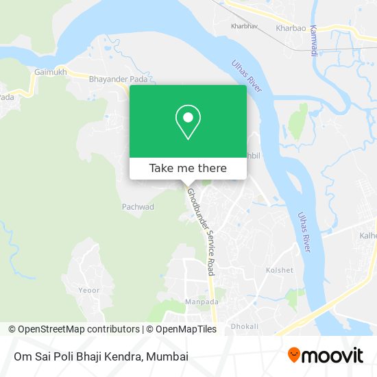 Om Sai Poli Bhaji Kendra map