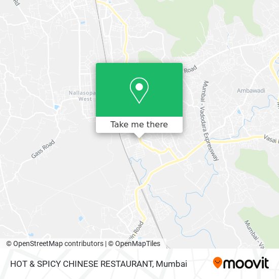 HOT & SPICY CHINESE RESTAURANT map