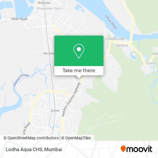 Lodha Aqua CHS map