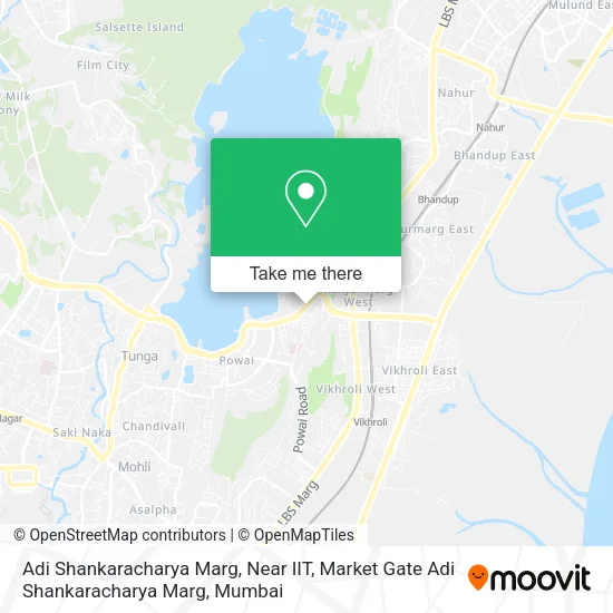 Adi Shankaracharya Marg, Near IIT, Market Gate Adi Shankaracharya Marg map