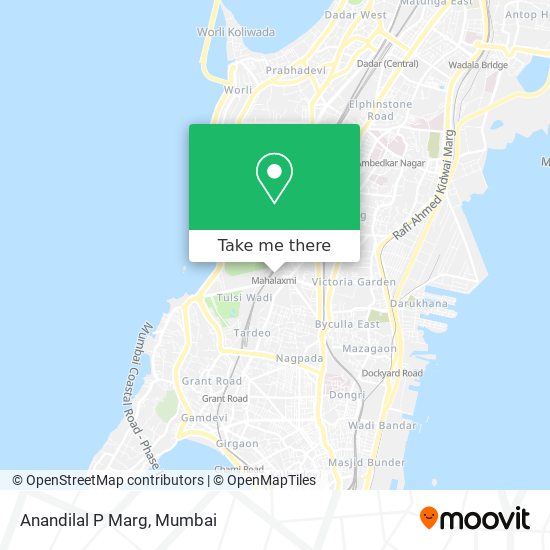 Anandilal P Marg map