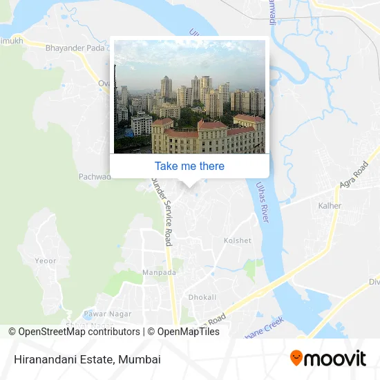 Hiranandani Estate map