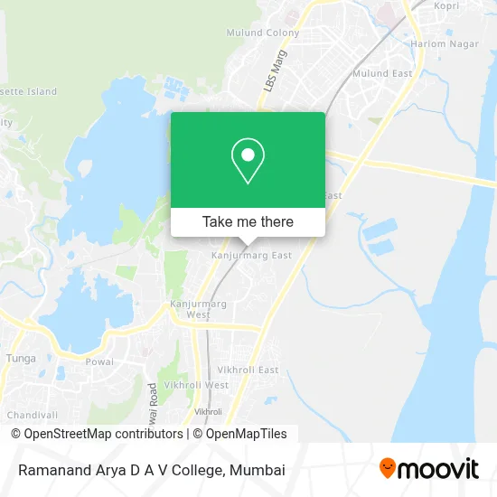 Ramanand Arya D A V College map