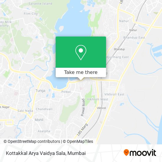 Kottakkal Arya Vaidya Sala map