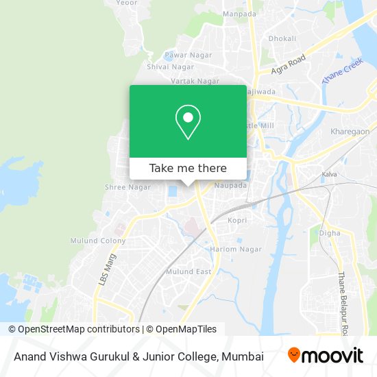 Anand Vishwa Gurukul & Junior College map