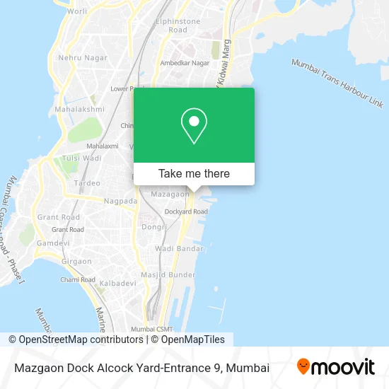 Mazgaon Dock Alcock Yard-Entrance 9 map