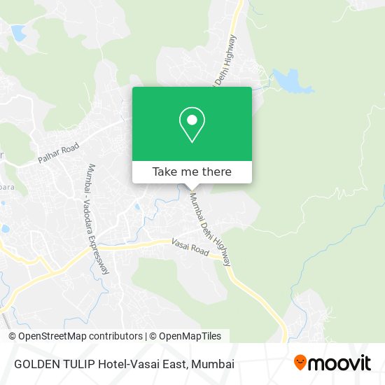 GOLDEN TULIP Hotel-Vasai East map