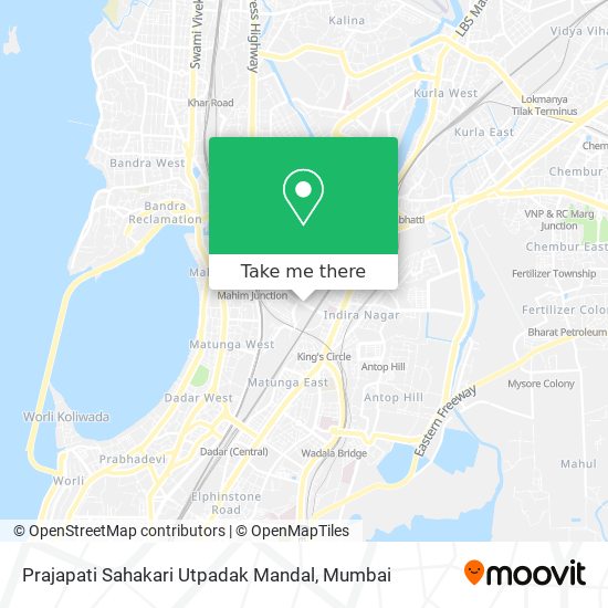 Prajapati Sahakari Utpadak Mandal map