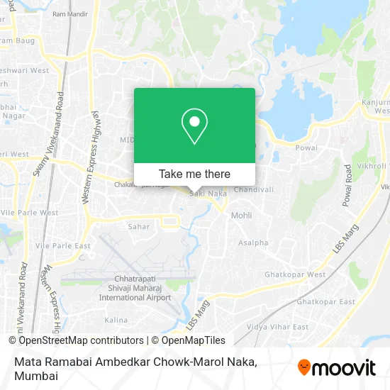 Mata Ramabai Ambedkar Chowk-Marol Naka map