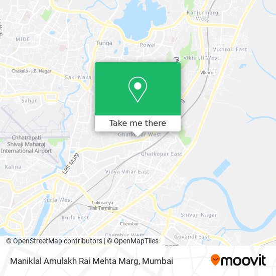 Maniklal Amulakh Rai Mehta Marg map