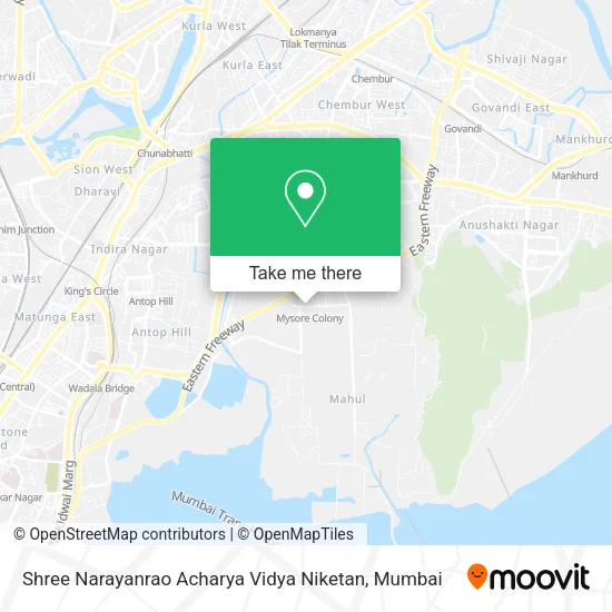 Shree Narayanrao Acharya Vidya Niketan map