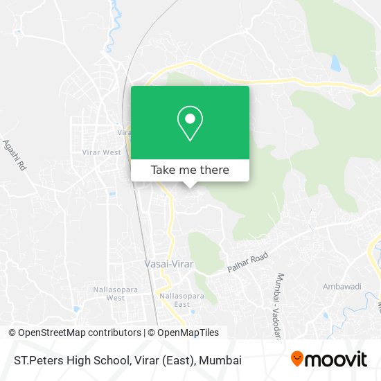 ST.Peters High School, Virar (East) map