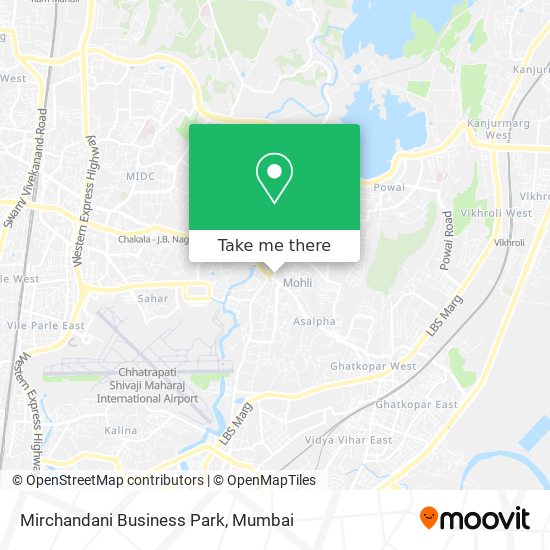 Mirchandani Business Park map