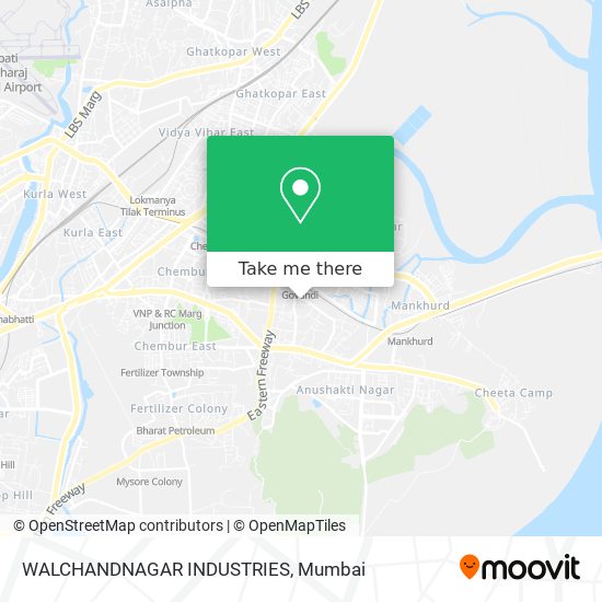 WALCHANDNAGAR INDUSTRIES map