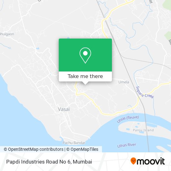 Papdi Industries Road No 6 map