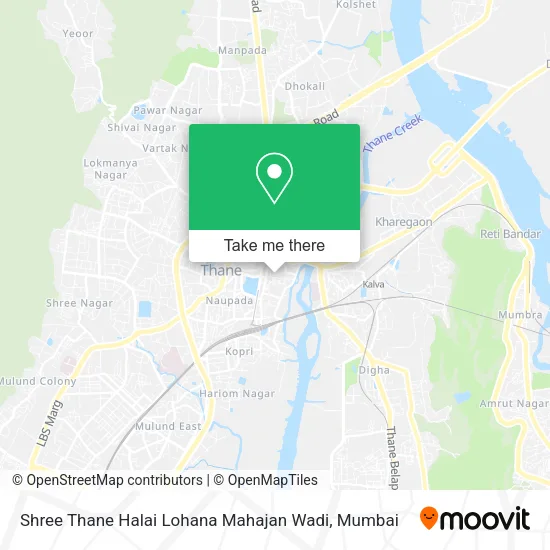 Shree Thane Halai Lohana Mahajan Wadi map