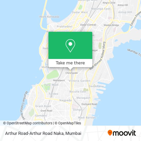 Arthur Road-Arthur Road Naka map