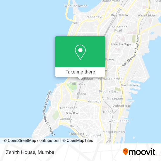 Zenith House map