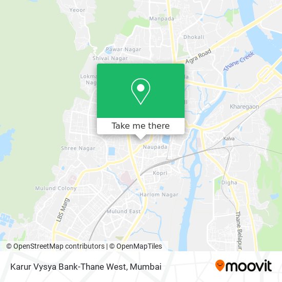 Karur Vysya Bank-Thane West map