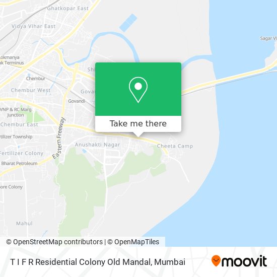 T I F R Residential Colony Old Mandal map