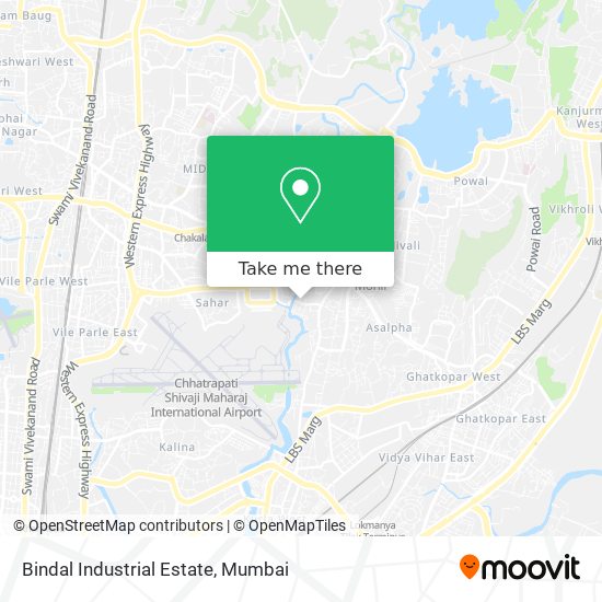 Bindal Industrial Estate map