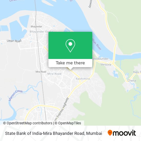 State Bank of India-Mira Bhayander Road map