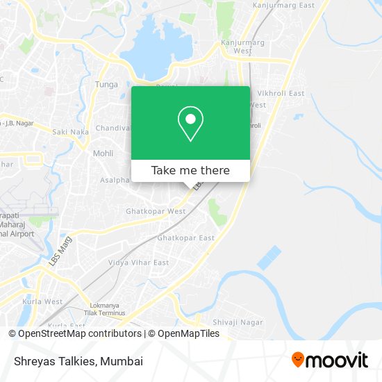 Shreyas Talkies map